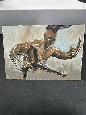 Marvel Metal Kürşat Çetiner X-23 / Daken Sketch Card - Painted • $269