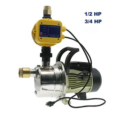 TDRFORCE 110VPressure Booster Pump System 1/2 3/4 HP For Irrigation Manufacture • $174.99