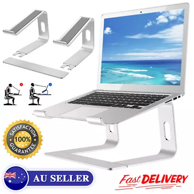Foldable Laptop Stand Portable Ergonomic Aluminium Cooling Elevator For Mac-book • $20.50
