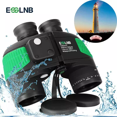 7x50 Marine Binoculars With Range Finder And Built-in Illuminated Compass • $82.61