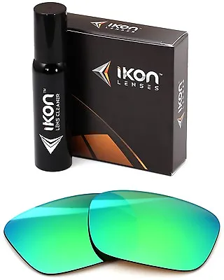 Polarized IKON Replacement Lenses For Von Zipper Fulton Sunglasses Green Mirror • $35.90