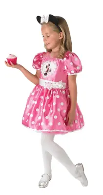 £14.99 • Buy Rubie's Disney Minnie Mouse Pink Dress Fancy Dress Child Costume 3-4 Years
