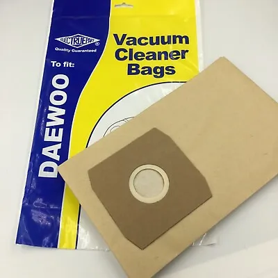 10 X Dust Bags Fit Daewoo Rc300 Rc310 Rc320 Rc350 Rc370 Rc400 Vacuum Vac Cleaner • £7.59