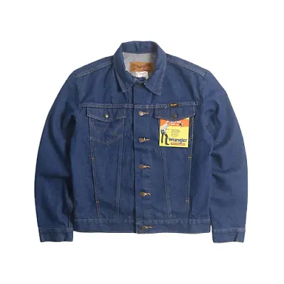  Free Shipping  Wrangler Cowboy Cut Unlined Denim Jacket In Prewashed Denim • $38.99