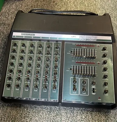 Vintage Shure Pro Master 700 Power Console Mixing Board Music Equipment Working • $250