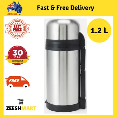$22.75 • Buy 1.2L Stainless Steel Food Vacuum Anko Thermos Double Insulated Travel Flask
