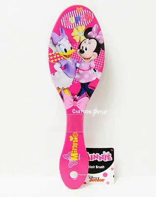 DISNEY MINNIE MOUSE Girls HAIR BRUSH 7  OVAL PADDLE STYLE Kids Birthday Gift • $6.64