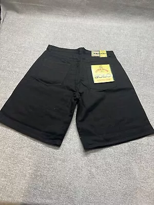 Vintage Solo Semore Black Shorts USA Size 36 Baggy Wide Leg Fit • $39.99