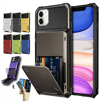 Wallet Case 4 Credit Card ID Holder Cover For IPhone 13 14 Pro Max 12 11 X XR 8 • $9.66
