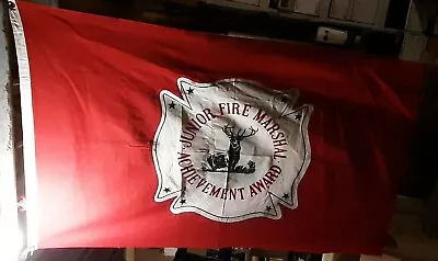American Flag & Banner Company Junior Fire Marshall Achievement Award Flag 57x35 • $79.99