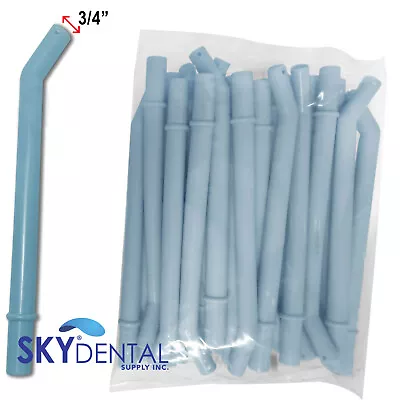 Up To 300 Suction Tips Dental Aspirator Blue Surgical Tip X Large Size 3/4  • $15.49