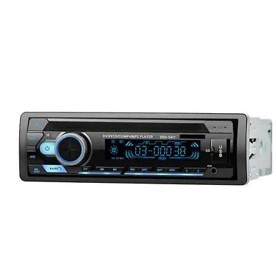 Car Stereo Bluetooth Player MP3 USB LCD Display Digital Clock Radio 1 Din CD DVD • $162