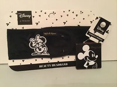 Mickey Minnie Beauty Bundle Beauty Headband Folding Compact Mirror Bnwt Primark • $11.31