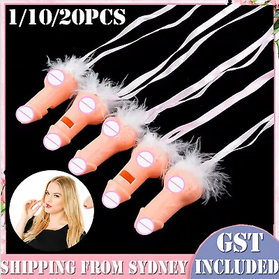 1-20PCS Novelty Willy Penis Dick Whistle Bachelorette Hens Party Game Adult Gift • $21.68