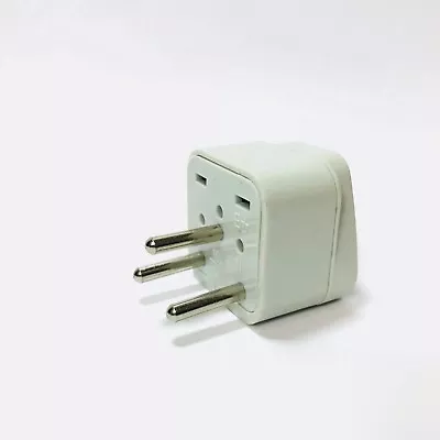 Universal To Israel Plug Adapter Type H For Israeli Outlet- Accepts Most Plugs • $2.19