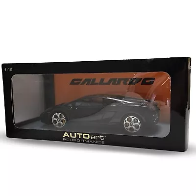 Lamborghini GALLARDO Black By AutoArt Performance 1/18 Model Car NEW In Box • $214.95