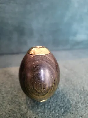 Van Cort Green Wood Kaleidoscope Egg Signed Van Cort USA • $39