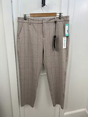 Liverpool Stitchfix Women's Knit Trousers Pants Houndstooth Size 14 Multi-Color • $39