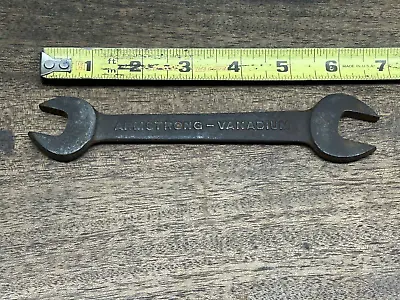 Vintage Armstrong Wrench 1727 Double Open End  ~ 9/16 & 5/8  ~ Hi Tensile Steel • $6.95