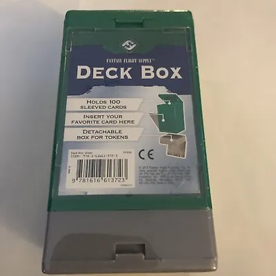 Customizable Deck Box - Green Fantasy Flight Supply Deck Box BRAND NEW • $14.39