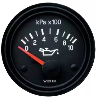 VDO Cockpit International Electric Oil Pressure Gauge 12 Volt 52mm 1000 KPA • $55