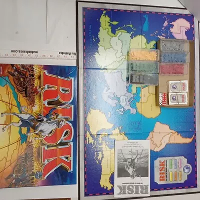 1998 Risk Board Game By Parker Brothers Complete In Very Good Condition CIB • $33.24