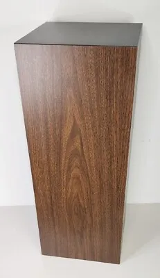 Vintage 25  Walnut Laminate Display Pedestal Plant Stand • $95.96