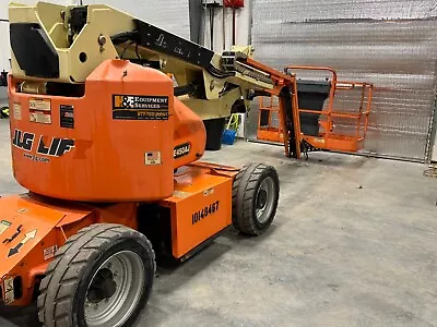 2014 JLG E450AJ 45' Electric Articulating Boom Man Lift Aerial Platform 500' • $5500