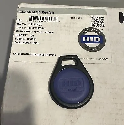 Brand New Lot Of 50 HID 3250PNNMN ICLASS SE Key Fob Reader Card 26-Bit H10304 • $124.99