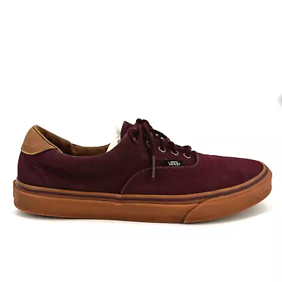Vans Men's Authentic Gum Sole Low Top Shoes Sneakers Size 12 Burgundy Skater • $18.99