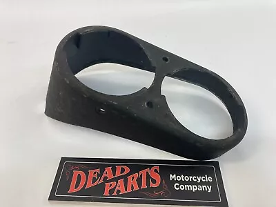 $38.70 • Buy Harley Dyna Black Wrinkle Low Rider Speedo Tach Gas Tank Dash Housing Cover