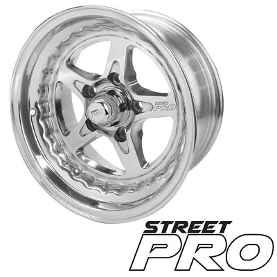 Street Pro Ll Convo Pro Wheel Polished 15 X 4' With 2  BS Holden HQ Chev Pattern • $383.10