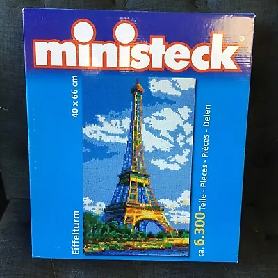 Ministeck Pixel Puzzle 6300 Pcs Rainbow Eiffel Tower 15  X 26  NEW Hard To Find • $145