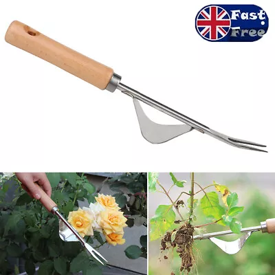 Garden Hand Weeder Tool Weed Dandelion Remover Puller Farmland Manual Digging UK • £5.85