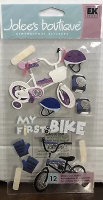 Bicycle Bike First Boy Girl Helmet Training Wheels Jolee's Boutique Stickers • $3.08