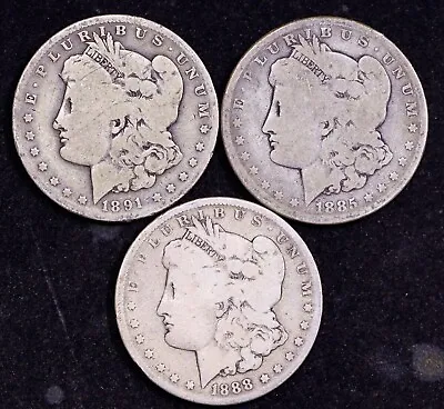 1878-1904 Cull Morgan Silver Dollar Random Year Pre 1921 90% Silver Coin • $29.90