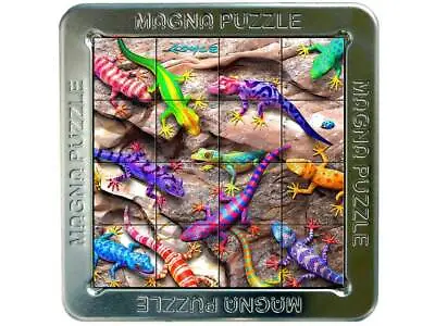 NEW Cheatwell Jigsaw Puzzles 3D Magna Magnatile Puzzle - ROYCE Geckos Lizard • $22.49