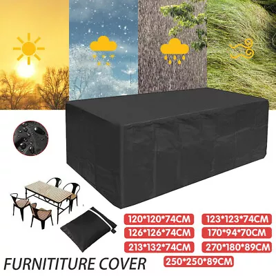 $12.69 • Buy Waterproof Outdoor Furniture Cover Garden Patio Rain UV Table Protector Sofa OZ