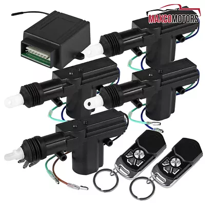 Fits Car Central Power Door Lock Unlock Actuator Remote Kit 2 Keyless Entry 4 Dr • $23.49