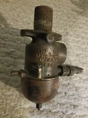 Johnson Co Carburetor 1913 Model A 320 Single Barrel Used Parts Or Rebuild Brass • $24.95