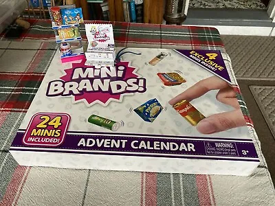 ZURU Mini Brands Advent Calendar For Any Year  / EXTRA BONUS Series 4 MINIS • $12