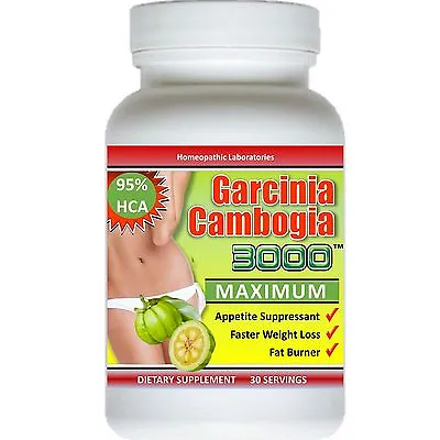 $9.98 • Buy PURE Garcinia Cambogia Extract 3000 Maximum 95% HCA Weight Loss Diet FAT BURNER