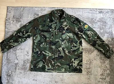 $55 • Buy 2007 Bulgarian Military Issue Woodland DPM Camouflage Uniform Blouse W/Patches
