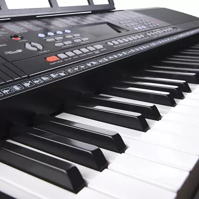 $89.90 • Buy 61 Key Full Size Electronic Piano Keyboard Electric LCD USB Input MP3 Music