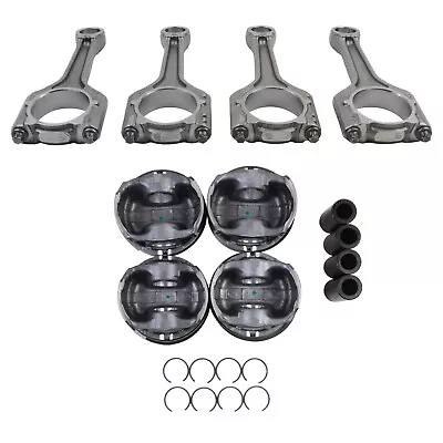 Pistons Connecting Rods 23mm Set For 2.0 TFSI Audi VW A4 Q5 Jetta GTI CAE CCTA • $129.20