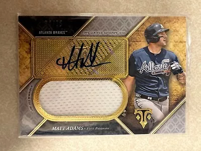 Matt Adams 2017 Topps Triple Threads #UAJR-MD Unity Jumbo Relics 34/75 Auto • $2.50