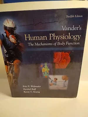 Vander's Human Physiology : The Mechanisms Of Body Function Hardcover By Wid... • $34.99