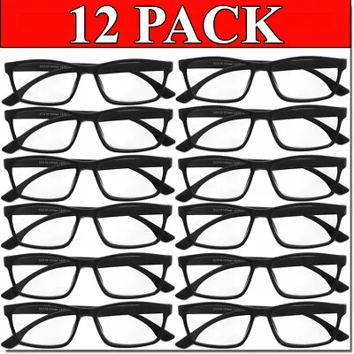 $19.95 • Buy Reading Glasses Mens Womens Readers Unisex 12 Pack Wholesale Bulk Lot New 