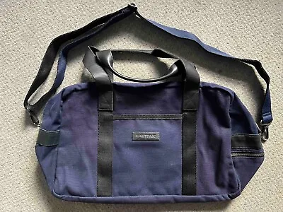 Cotton Eastpak Blue And Black Holdall Style Bag (nearly New) • £17.50