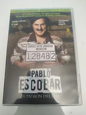 Pablo Escobar El Pattern Del Evil Third Season - 5 X DVD Spanish Region 2 3T • $42.37